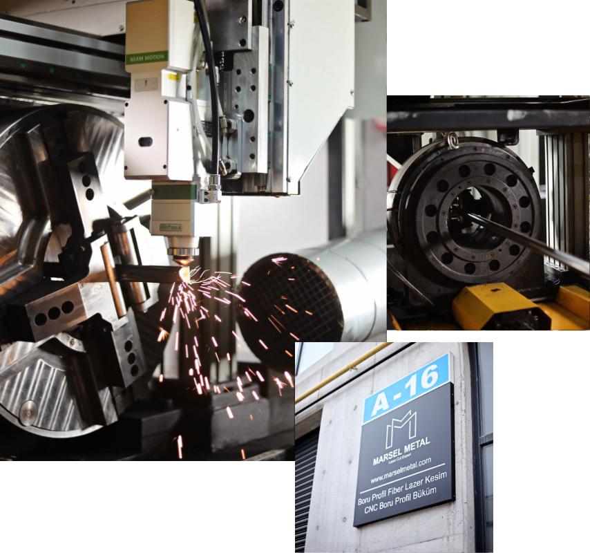 Kesim Noktası | Boru Profil Fiber Lazer Kesim